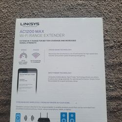 Linksys AC 1200 WIFI range Extender
