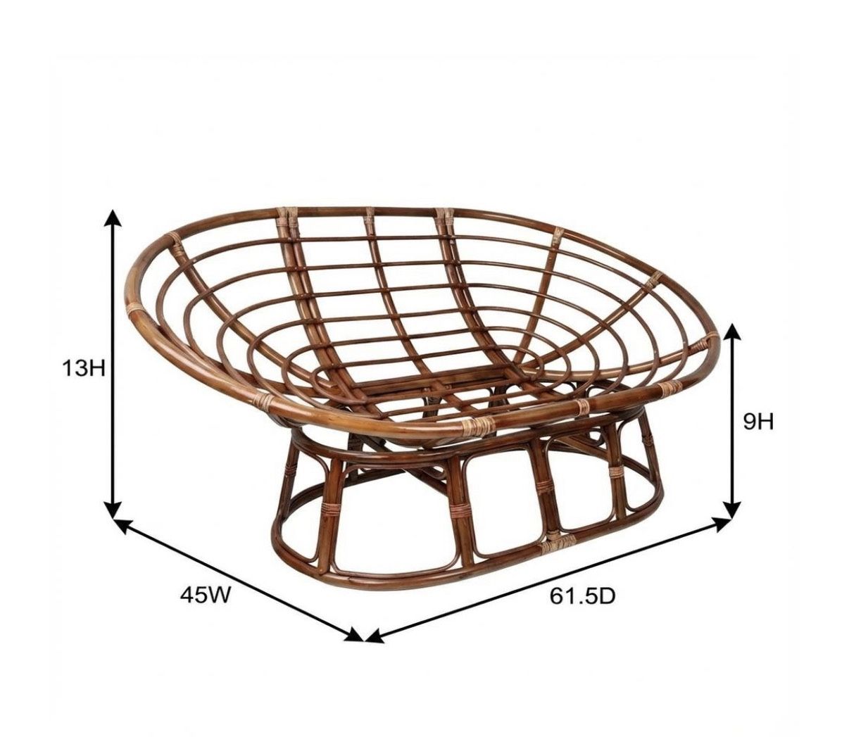 Double Papasan Frame