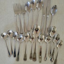 21 Pcs Oneida Fine Flatware In One Bundle Price 