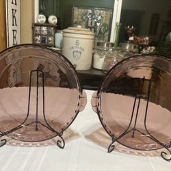 Vintage Pyrex Cranberry Pie Plates 