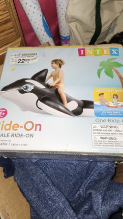 Orca Float For Water Fun!