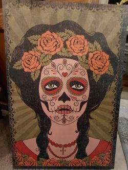 "Day of the Dead"  Canvas Wall Decor