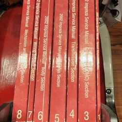 2002 Subaru Impreza WRX Service Manuals