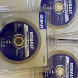  Kobalt 4-in Wet or Dry Porcelain Continuous Diamond Saw Blade