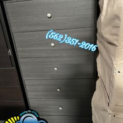 Grey Jumbo 1 Knob Dresser Compressed Cajonera Cómoda Mueble