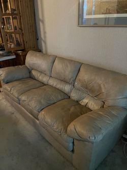 Leather couch