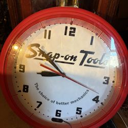 Electric Snap On Tools Clock