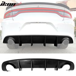 Fits 2015-2023 Dodge Charger SRT & Scat Pack MDP Style Rear Bumper Lip Diffuser PU