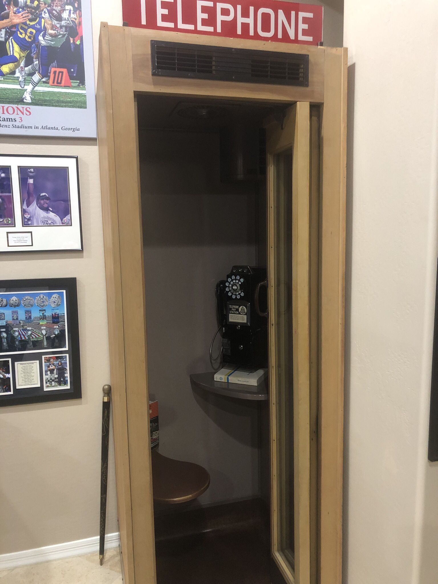 Wooden Phone Booth