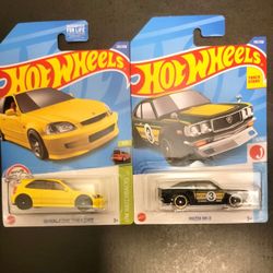 Hot Wheels-'Honda Civic EK9/'Mazda RX-3