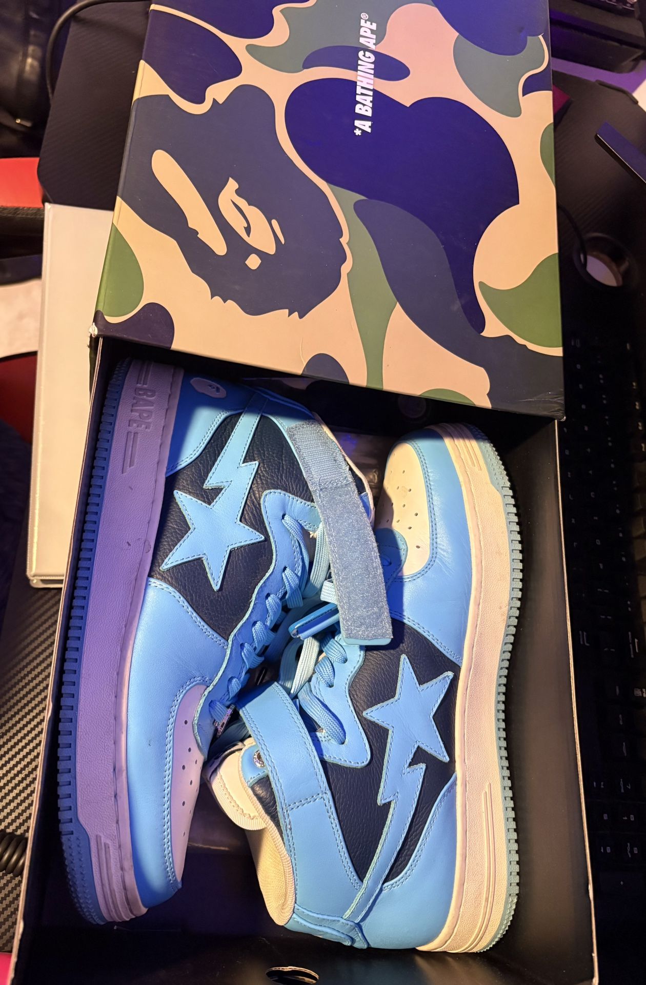 Bape Shoes ‘SAX’ sz 10