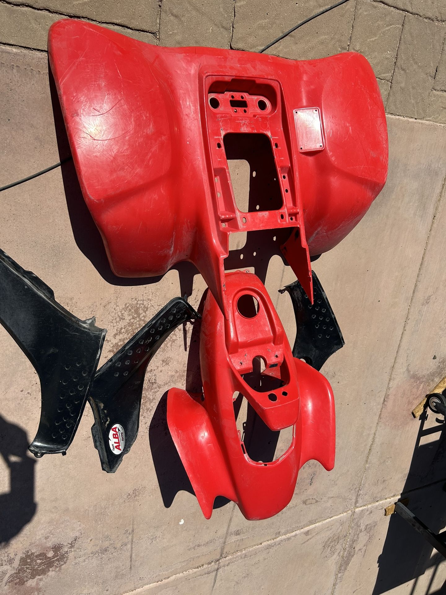 1(contact info removed) Honda TRX400EX OEM Fenders Plastics 400ex