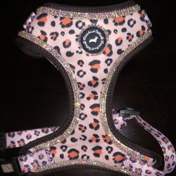 MEDIUM Party Animal Bling Adjustable Dog Harness 