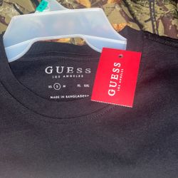 Black Guess Skull Graphic Shirt 
