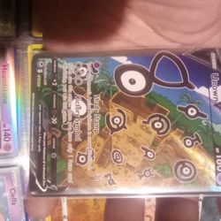 Unown Pokemon Card 177/195