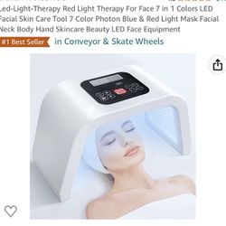 Led-Light Therapy For Face 7–in1 Colors Led Facial Skin Care 