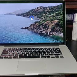 MacBook Pro 15" 2013 Retina Intel Quad Core ,16 GB Ram, 500GB SSD, Nvidia GeForce GT 650M 1GB, macOS Catalina. Comes with Microsoft