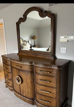Elegant Dresser and Nightstand