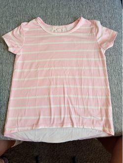 Pink short sleeve shirt