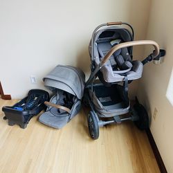 Nuna Mixx Stroller And Car Seat Comes with adapter