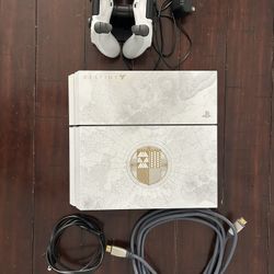 PS4 LE Destiny Console W/ 1 White Controller