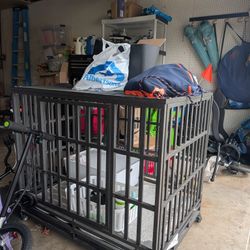 XL Metal Dog Crate 