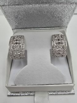 14KT Half Moon Hoop Earrings