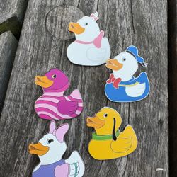 Ducks Of Disney Pins - Collection Of 5