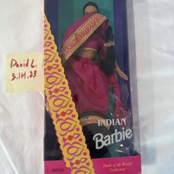 1995 Dolls of the World Collection Barbie Indian Doll Special Edition