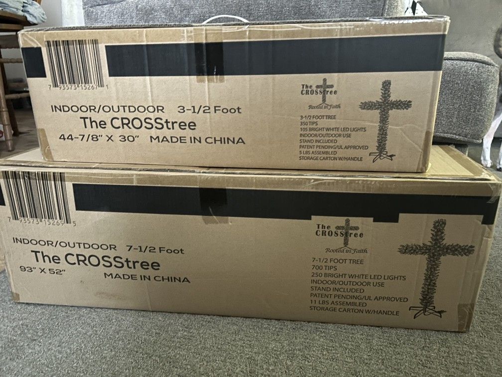 Cross Christmas Trees