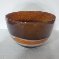 1970's Handblown Glass Bowl