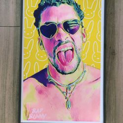 Bad Bunny FTP Bape Tix glass frame Offwhite Funko Air Wall Max 