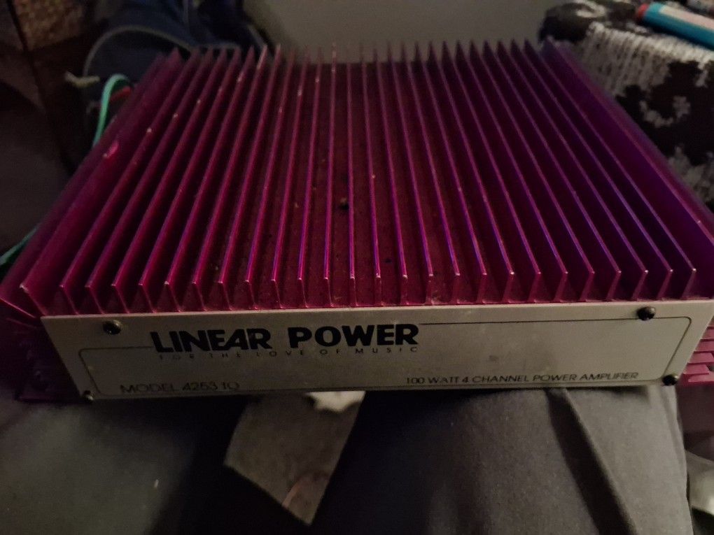 Linear Power Amp Great Quality Nice For Sub