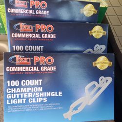 Gutter/Shingle Light Clips