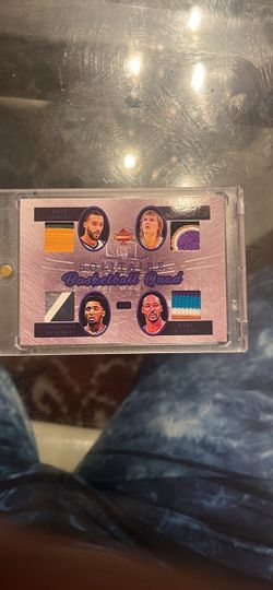 Panini Solitaire Basketball Quad Relic Card