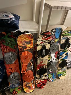 Snowboards kids teens adults