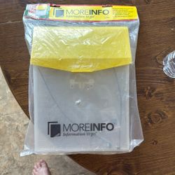 Container To Put Info In For A House/estate Or Garage Sale That Attaches To The Sign