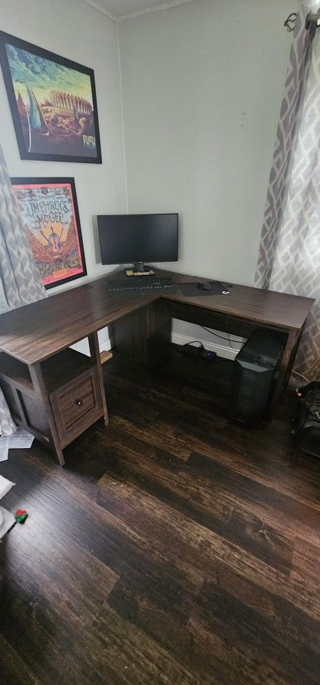 L Shape Corner Desk For Home Office