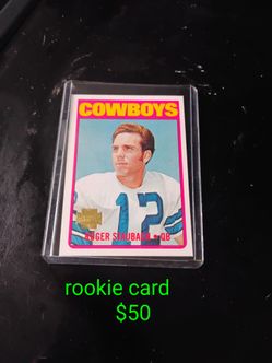Roger staubach rookie card