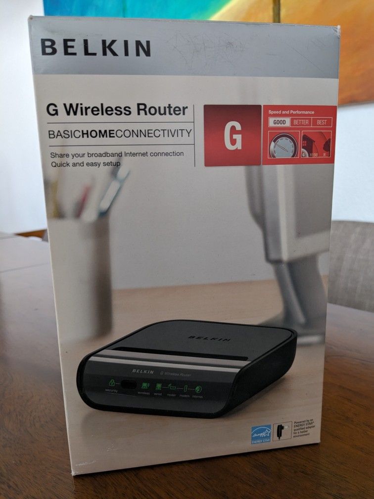 Belkin G Wireless Router Basic Home Connectivity 