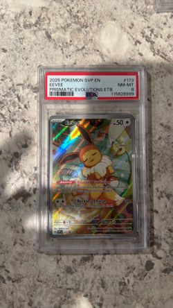 Pokemon Eevee PSA 8