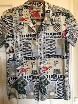 Vintage 1998 Reyn Spooner - Mele Kalikimaka - Christmas snow globe