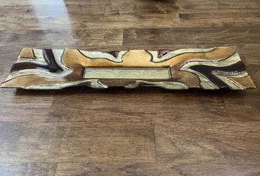 LIKE NEW Rectangular artsy glass dish