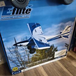 E-flite UMX Turbo Timber Evolution RC Airplane bind and fly