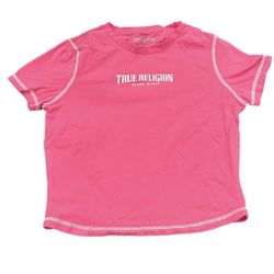 Girl True Religion Pink T-shirt Size Medium Youth 