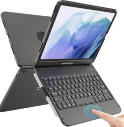 TQQ Touch for iPad (A16) 11th Generation Case with Keyboard (11", 2025) & 10th Gen (10.9", 2022) - 360° Rotatable, Thin & Light, Multi-Touch Trackpad 