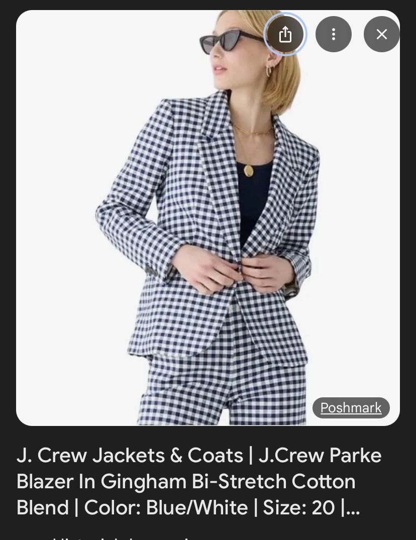 J.crew Women’s Blazer Size 14 