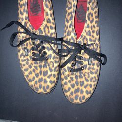 Vans Leopard Print Sneakers 