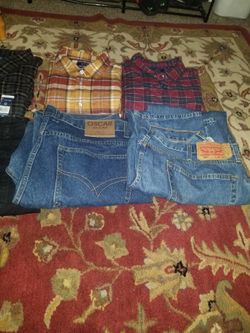 Mens Pants / Flannel Shirts