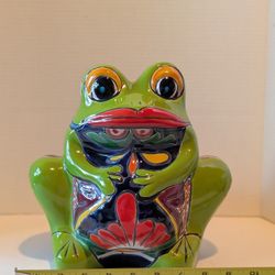 Talavera Frog Pot 